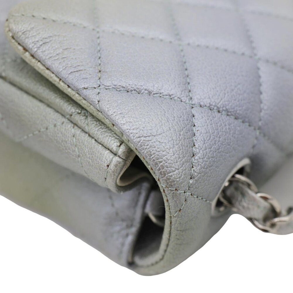 Chanel Classic Rectangular Flap Mini Quilted Irid… - image 9